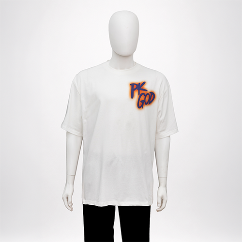 Imported White Oversized Street Tee