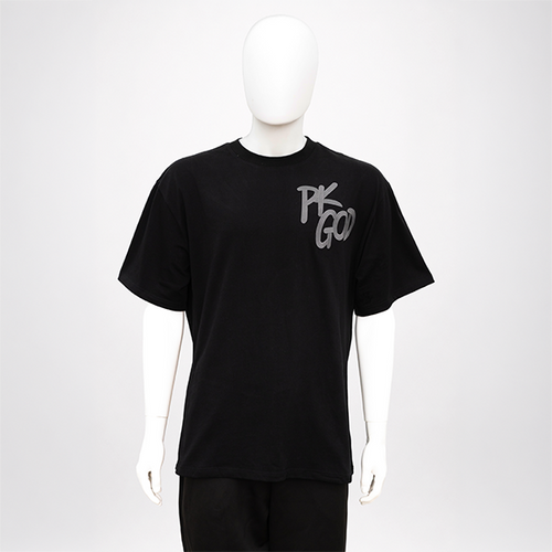 Imported Black Oversized Street Tee
