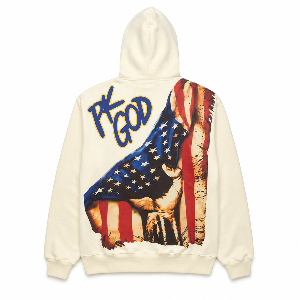 Imported Cream Signature Hoodie Set