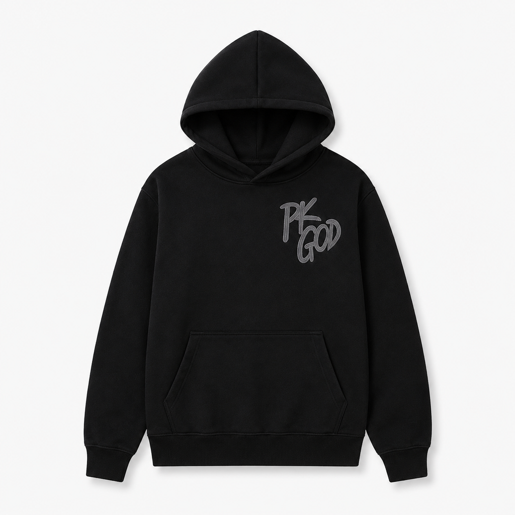 Imported Black Signature Hoodie Set