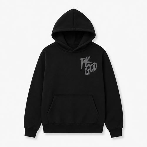 Imported Black Signature Hoodie Set