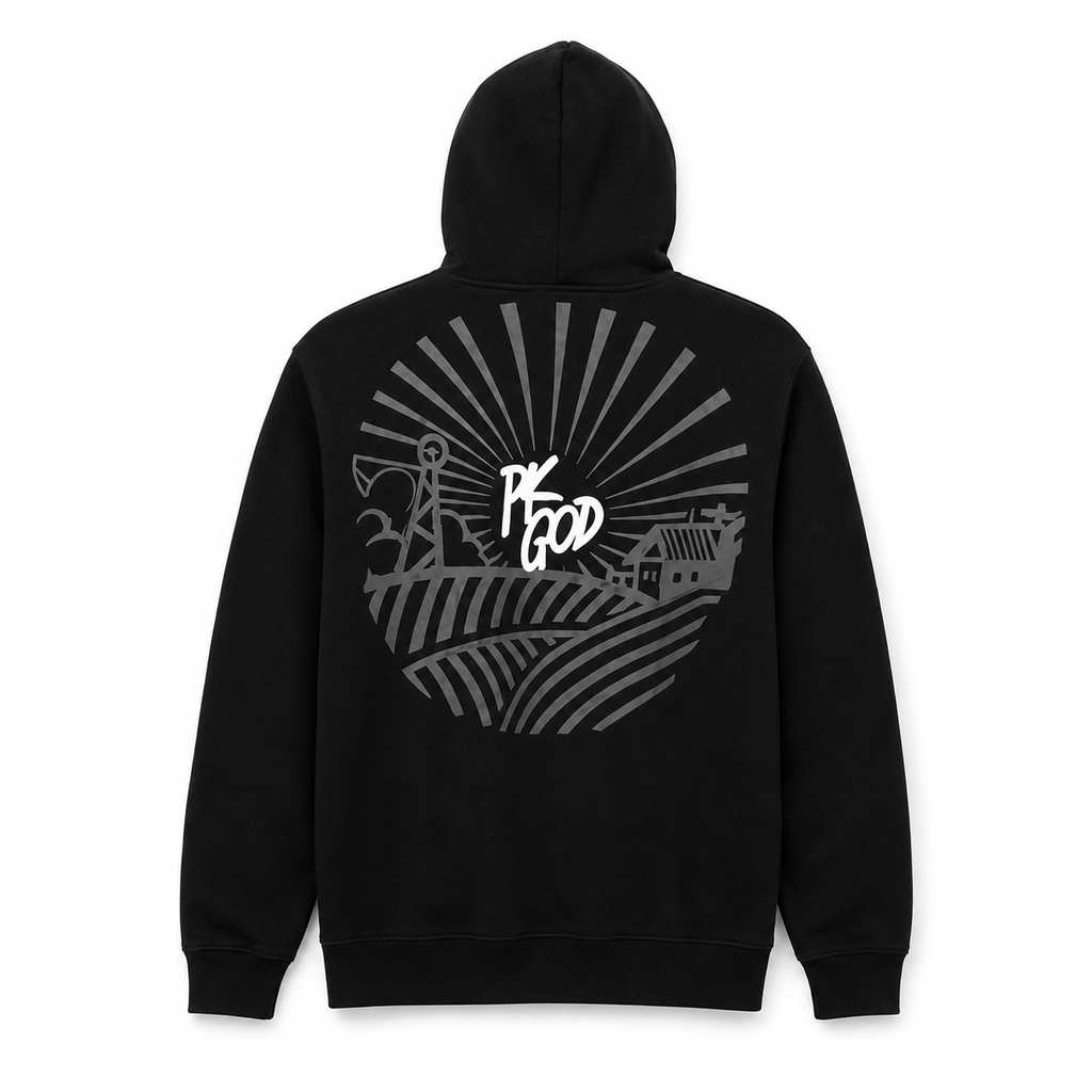 Imported Black Signature Hoodie Set