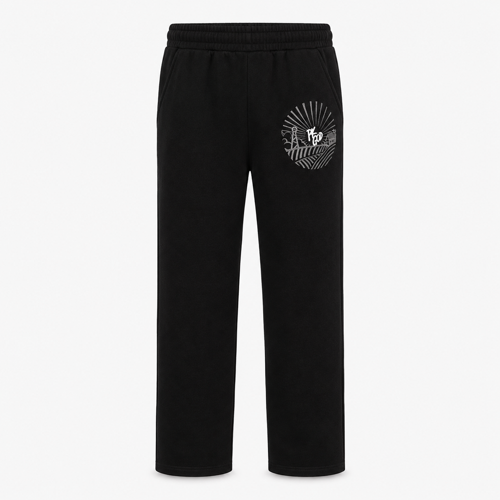 Imported Black Signature Hoodie Set